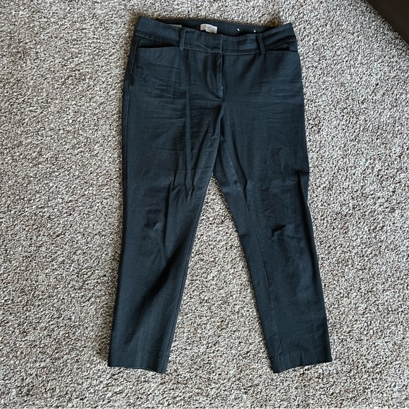 LOFT Pants & Jumpsuits Loft Outlet Charcoal Curvy Skinny Ankle Pant